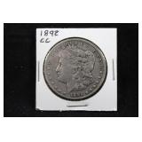 1892 CC MORGAN SILVER DOLLAR