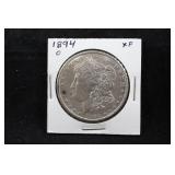 1894 O MORGAN SILVER DOLLAR
