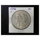 1896 O MORGAN SILVER DOLLAR