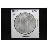 1902 0 MORGAN SILVER DOLLAR