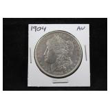 1904 MORGAN SILVER DOLLAR