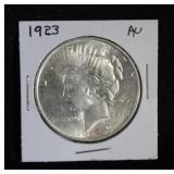1923 PEACE SILVER DOLLAR