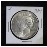 1924 PEACE SILVER DOLLAR