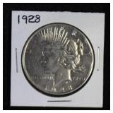 1928 PEACE SILVER DOLLAR