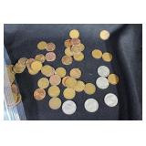 MIXED NICKELS AND PENNIES