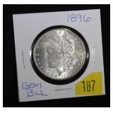 1896 MORGAN SIVLER DOLLAR
