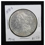 1878 S MORGAN SILVER DOLLAR