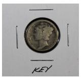1921 MERCURY DIME