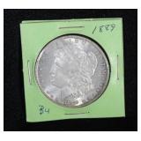 1889 MORGAN SILVER DOLLAR