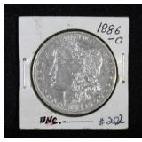 1886 O MORGAN SILVER DOLLAR