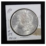 1896 MORGAN SILVER DOLLAR
