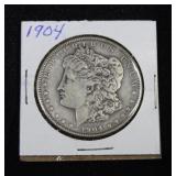 1904 MORGAN SILVER DOLLAR
