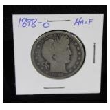 1898 O BARBER HALF DOLLAR