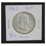 1963 FRANKLIN HALF DOLLAR