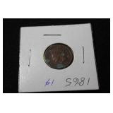 1865 INDIAN HEAD PENNY