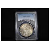 1896 MORGAN SILVER DOLLAR (PCGS MS64)