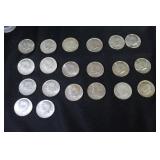(20) KENNEDY HALF DOLLARS
