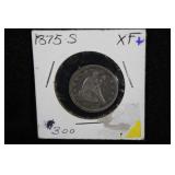 1875 S LIBERTY 20 CENT PIECE