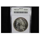 1921 S MORGAN SILVER DOLLAR