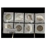 (8) WALKING LIBERTY HALF DOLLARS