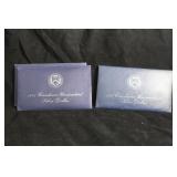 (4) EISENHOWER UNCIRCULATED SILVER DOLLARS