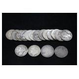 (16) SILVER DIME LOT: CAPPED BUST, LIBERTY SEATED,