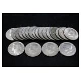 (20) JFK HALF DOLLARS - 1972-1976