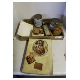 ADVERTISING TINS AND CATALOG