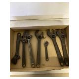 11 CRESCENT WRENCHES