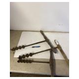 3 HAND AUGERS