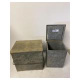 2 PORCH MILK BOXES