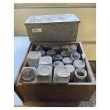 SEISBERG MILK BOX WITH VARIOUS BOTTLES