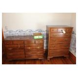(2) MATCHING DRESSERS
