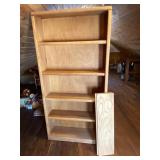 OAK BOOK SHELVES
