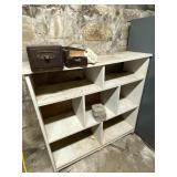 INDEX FILE WITH COINS AND WHITE SHELF