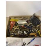 RAZOR BLADES, VISE GRIPS AND WRENCHES