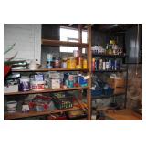 CONTENTS OF BASEMENT SHELVING