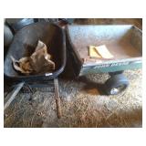 JOHN DEERE 10 LAWN CART, WHEELBARROW