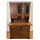 3 PIECE ANTIQUE HOOSIER