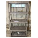 5 TIER PVC SHELVING UNIT