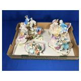 ARTMARK FIGURES - 4 HAND PAINTED