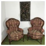 CHAIRS & WALL RELIEF