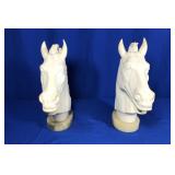 MARBLE HORSE HEADS