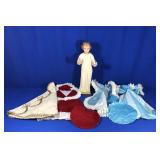 INFANT OR PRAGUE - 22"T STATUE W/ SEVERAL OUTFITS