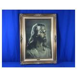 CHRIST PORTRAIT - HEAD OF CHRIST OIL ON CANVAS