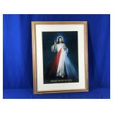 "JESUS I TRUST IN YOU" PRINT, FRAMED