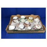 10 TEA CUPS & MATCHING SAUCERS