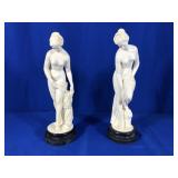 A SANTINI STATUARY - STANDING BEAUTIES