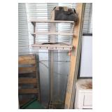 METAL HALL TREE & 8 FT FLUORESCENT LIGHT - NEW