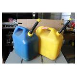 2 FUEL 5 GALLON CANS - GOOD CONDITION